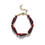 Anni Lu Hot Drops Bracelet in Red Jasper