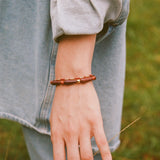 Anni Lu Hot Drops Bracelet in Red Jasper