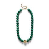 Anni Lu Malachite Dreams Necklace in Holly Green