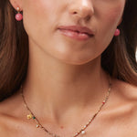 Anni Lu Sandy Harmony Necklace in Gold - side view