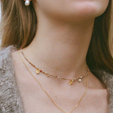 Anni Lu Sandy Harmony Necklace in Gold - styled look