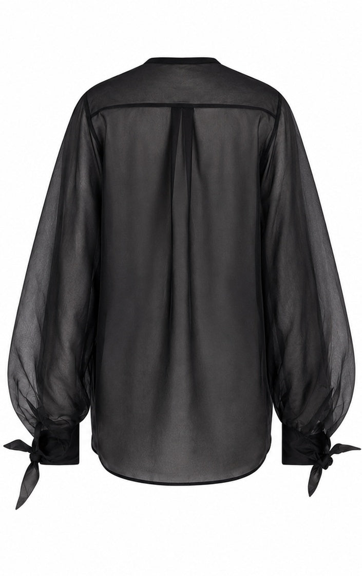 Artclub Apollinaire Shirt in Noir - close up