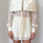Artclub Rossini Shorts in Creme Fraiche - side view