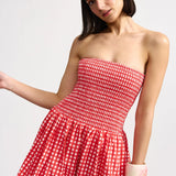 Aston Studio Layla Dress in Ruby Gingham