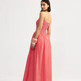 Aston Studio Layla Dress in Ruby Gingham