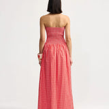 Aston Studio Layla Dress in Ruby Gingham