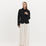 Harris Tapper Bardot Blazer in Black - detail view