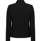 Harris Tapper Bardot Blazer in Black - close up