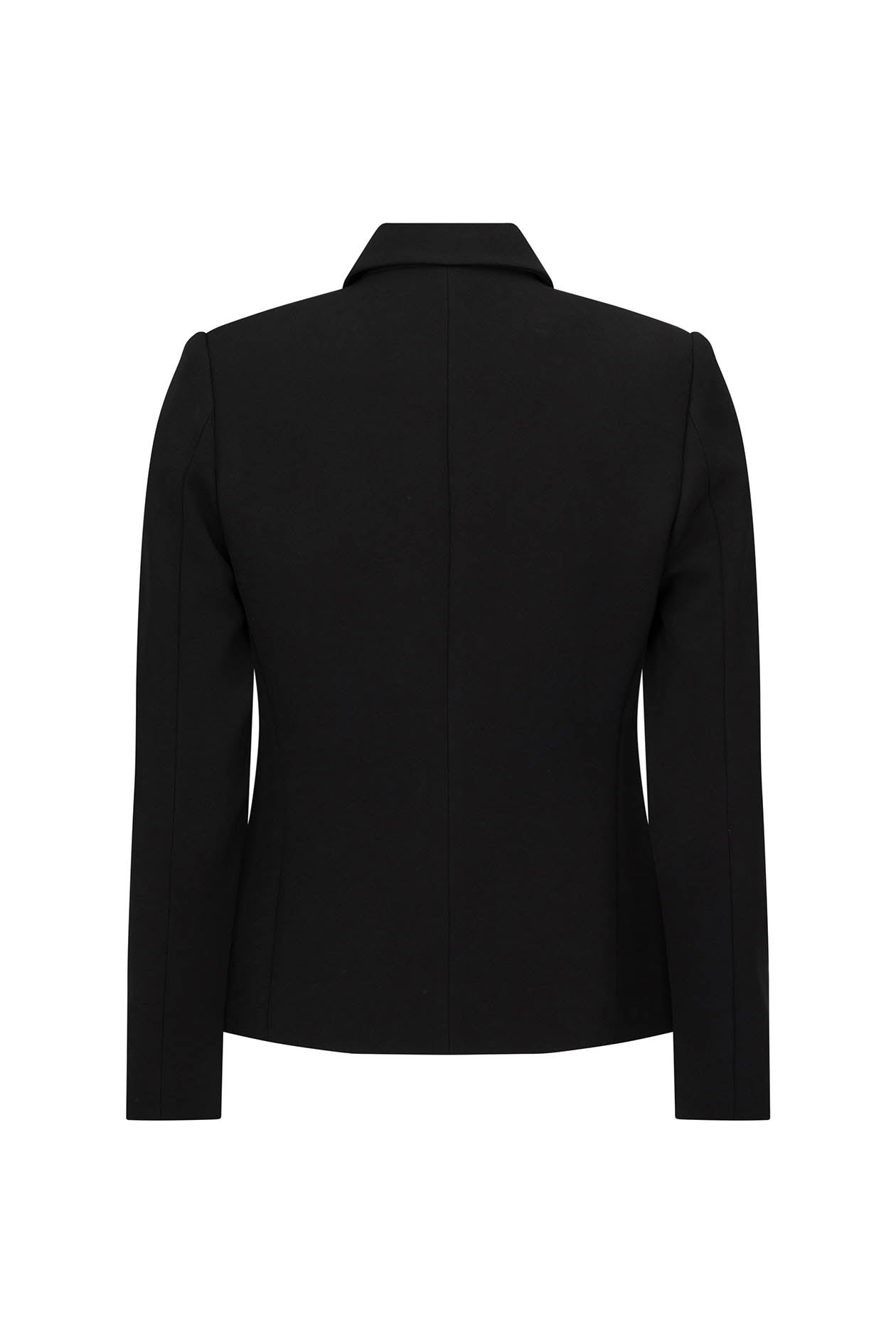 Harris Tapper Bardot Blazer in Black - close up
