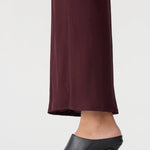 Bassike Fine Silk Slip Skirt in Burgundy