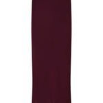 Bassike Fine Silk Slip Skirt in Burgundy