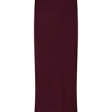 Bassike Fine Silk Slip Skirt in Burgundy