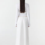 Bassike Crushed Cotton Minimal Skirt in Natural - outfit inspiration