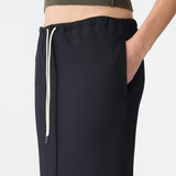 Bassike Stretch Twill Minimal Skirt in Black