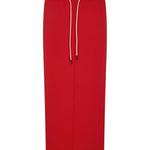 Bassike Stretch Twill Minimal Skirt Tomato