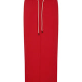 Bassike Stretch Twill Minimal Skirt Tomato
