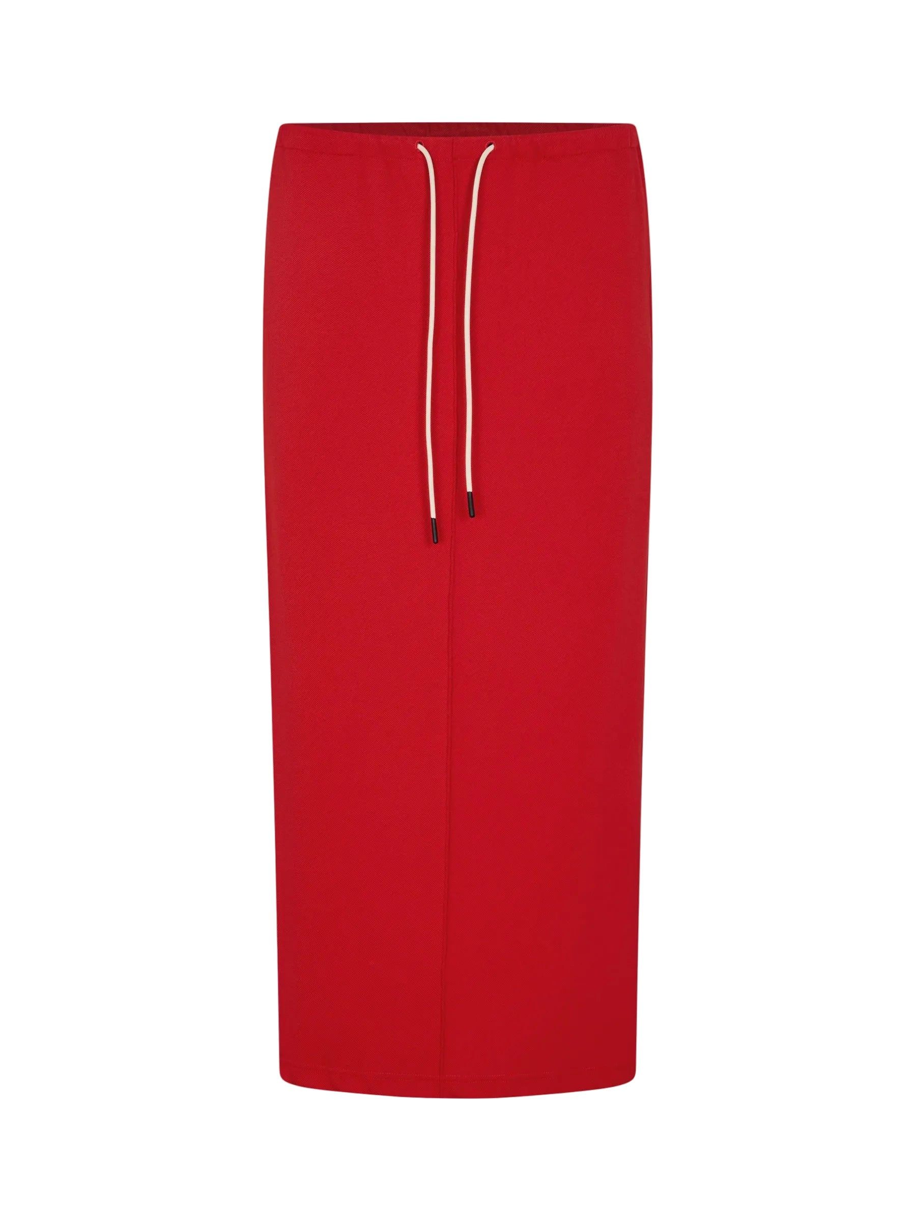 Bassike Stretch Twill Minimal Skirt Tomato