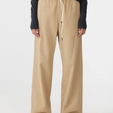 Bassike Pull On Minimal Pant in Tan