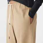 Bassike Pull On Minimal Pant in Tan