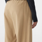 Bassike Pull On Minimal Pant in Tan