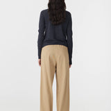 Bassike Pull On Minimal Pant in Tan