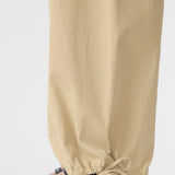Bassike Drawstring Detail Pull On Pant in Tan