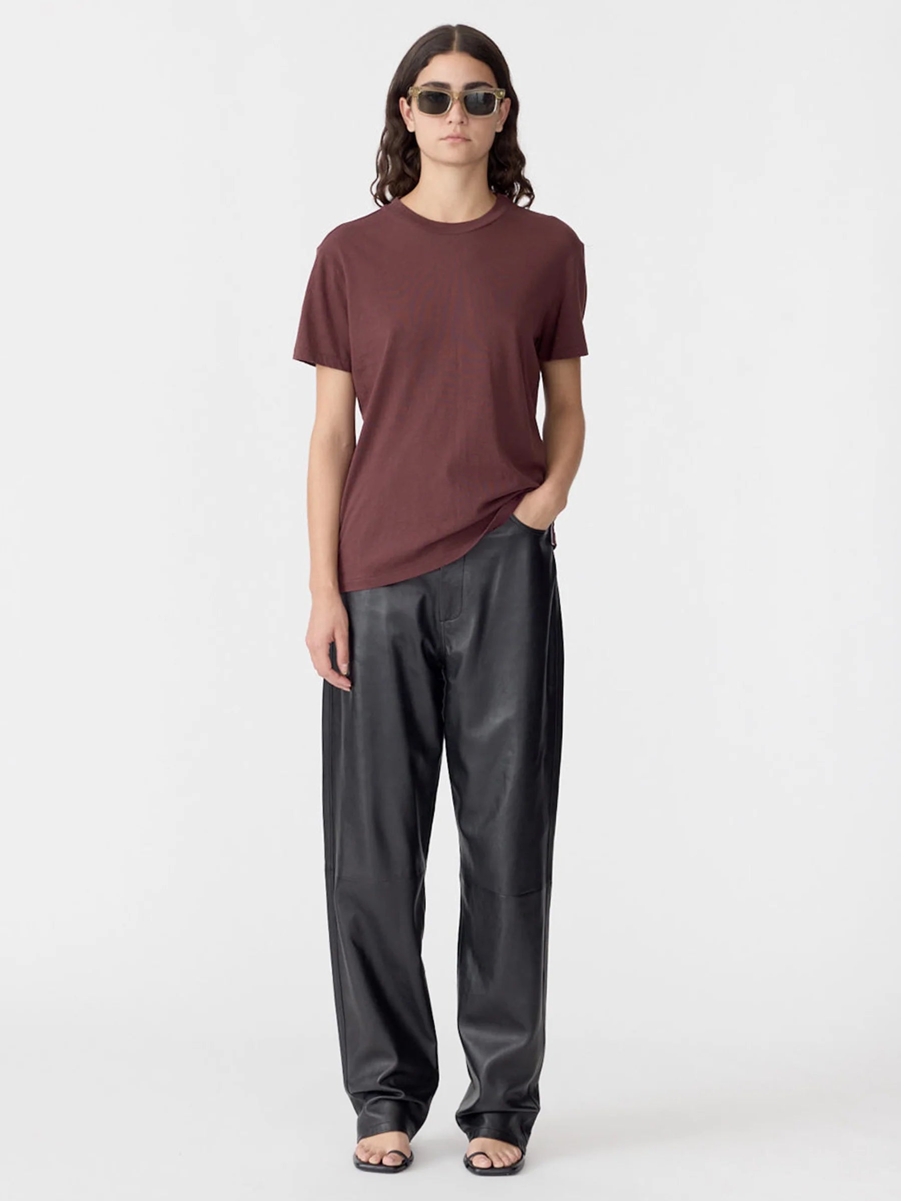 Bassike Classic T-Shirt in Cocoa