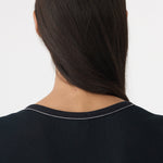 Bassike Sheer Rib V-Neck Muscle Tank in Black - outfit inspiration