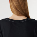 Bassike Slub Heritage Baby T-Shirt in Black - outfit inspiration