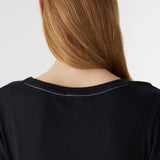 Bassike Slub Heritage Baby T-Shirt in Black - outfit inspiration