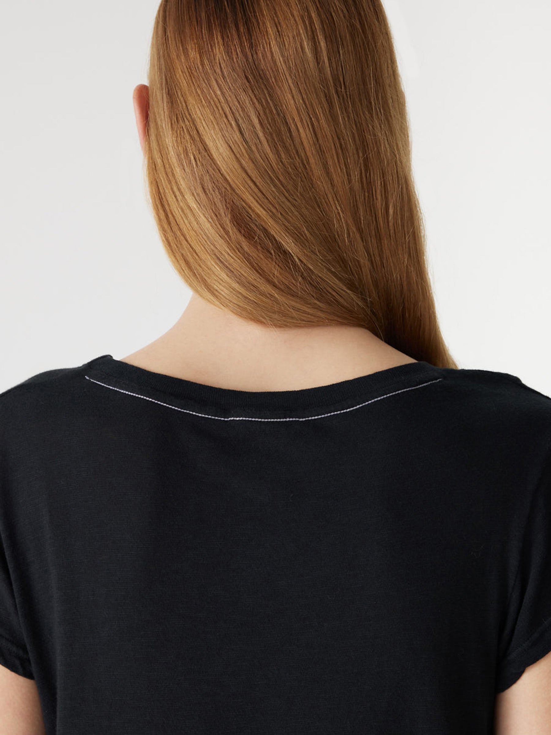 Bassike Slub Heritage Baby T-Shirt in Black - outfit inspiration
