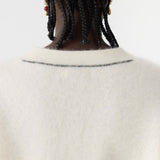 Bassike Superfine Merino Cardigan in Natural