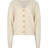 Bassike Superfine Merino Cardigan in Natural