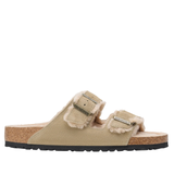 Birkenstock Arizona Shearling Taupe Suede (Narrow)