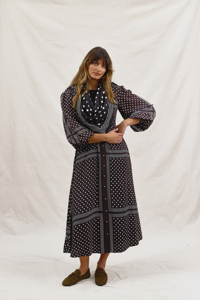 Binny Hot Chocolate Shirt Dress