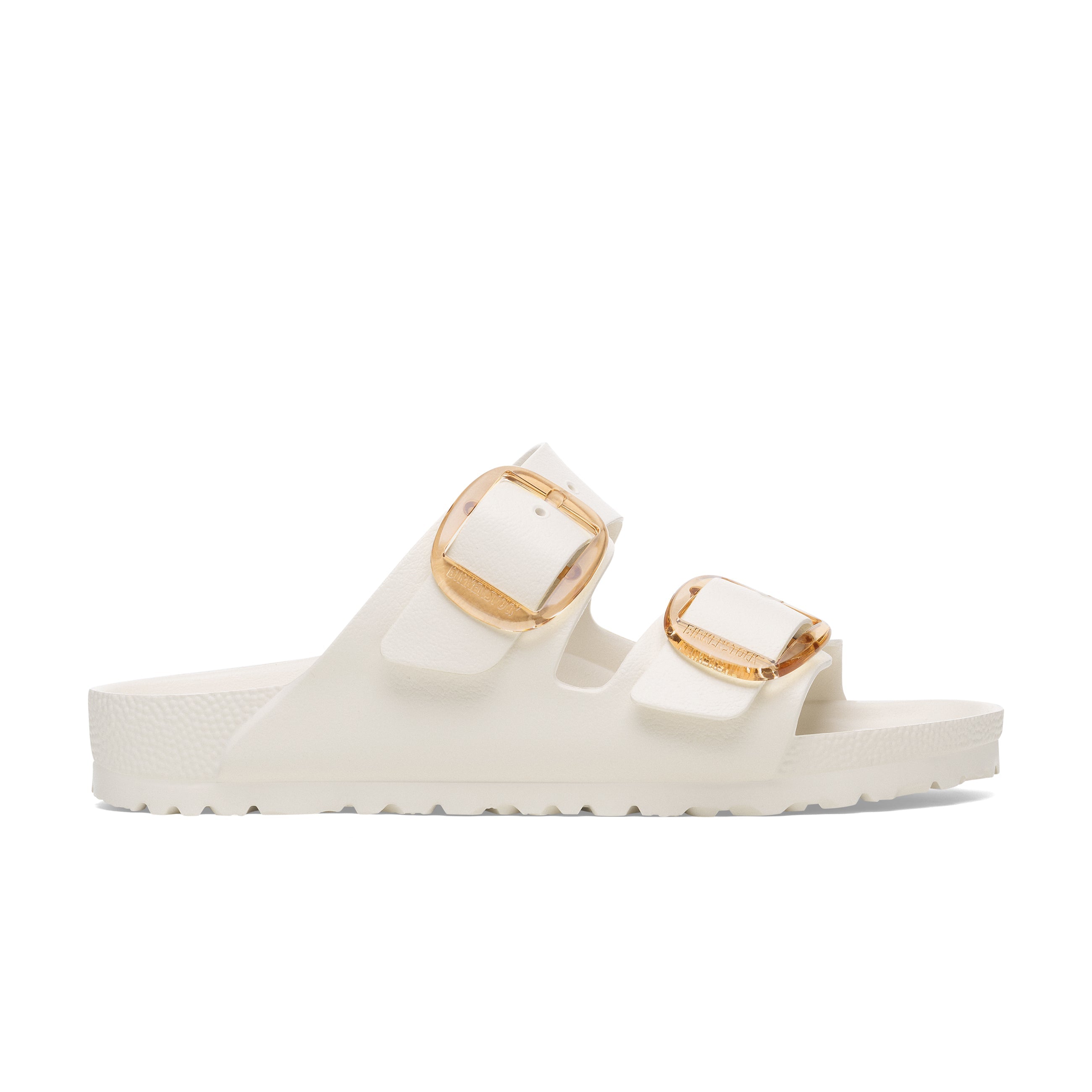 Birkenstock Arizona Big Buckle EVA Sandal in Eggshell Narrow - side view