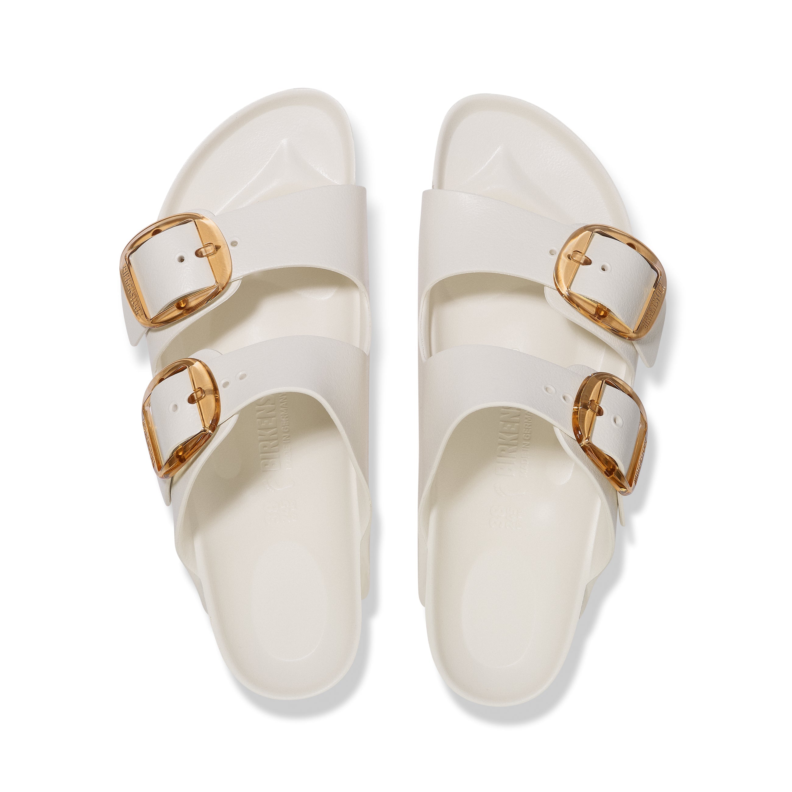 Birkenstock Arizona Big Buckle EVA Sandal in Eggshell Narrow - detail view