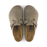 Birkenstock Boston SFB Taupe Suede Regular