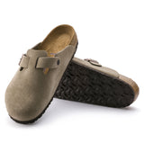 Birkenstock Boston SFB Taupe Suede Regular