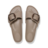 Birkenstock Madrid Big Buckle EVA Sandal in Grey Taupe Narrow - detail view