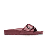 Birkenstock Madrid Big Buckle EVA Sandal in Zinfandel Narrow - side view