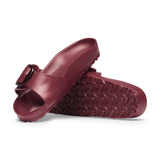 Birkenstock Madrid Big Buckle EVA Sandal in Zinfandel Narrow - styled look
