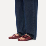 Birkenstock Madrid Big Buckle EVA Sandal in Zinfandel Narrow - outfit inspiration