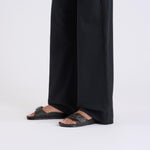 Birkenstock Madrid EVA Big Buckle in Black - styled look