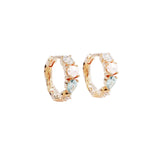 By Charlotte Breathe In Stillness Hoops in 18k Gold Vermeil