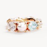 By Charlotte Breathe In Stillness Hoops in 18k Gold Vermeil