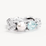 By Charlotte Breathe In Stillness Hoops in Sterling Silver