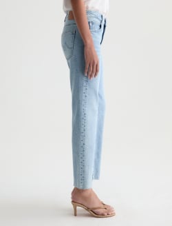 Ag Jeans Brinley Crop in Gold Country - side view