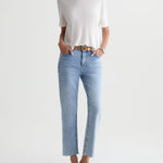 Ag Jeans Brinley Crop in Gold Country - side view