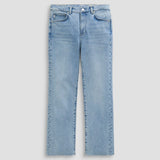 Ag Jeans Brinley Crop in Gold Country - close up